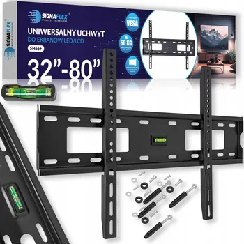 Televizní držák UNIVERZÁLNÍ SILNÝ DRŽÁK NA TELEVIZI ZÁVĚS TV MONITORU 32-80" VESA