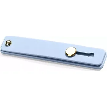 Samolepící držák na mobil pro prst - světle modrý