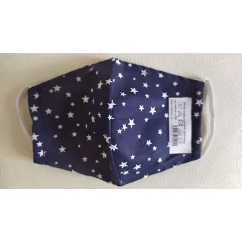 rouška Dětská bavlněná rouška hvězdičky