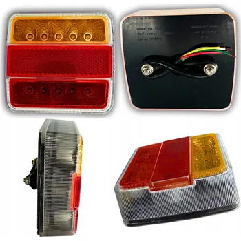 Lampička Zadní LED sdružená lampa PLOCHÁ, 4 funkce, 10 LED