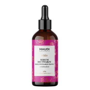 Pleťové sérum Maudi Naturals serum proti vráskám na obličej růže, 50 ml