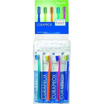 Zubní kartáček Curaprox CS 5460 ortho ultra soft Barva: Růžový