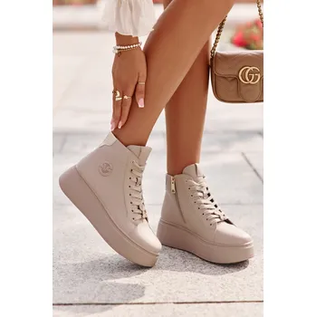 Dámská zimní obuv Sportovní obuv 66707 béžová - Step in style 38