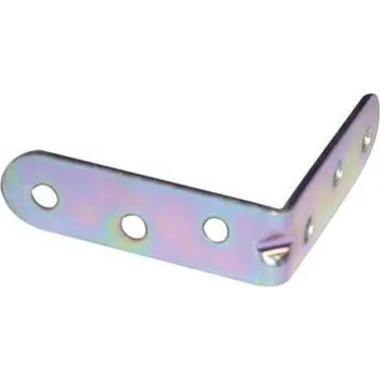 Tesařské kování úhelník s prolisem 120*18*3mm Zn 560741