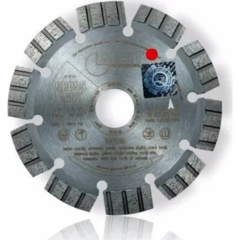 Řezný kotouč GENT diamantový kotouč 230mm CROSS EASY SCW/703/230/22,2, beton vyzrálý armovaný, žula, mramor