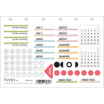 samolepka Fleppi Duben 2025 | arch 6