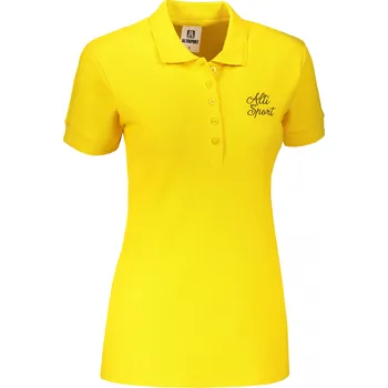 Dámské tričko Dámské triko s límečkem ALTISPORT ALW056210 ŽLUTÁ L