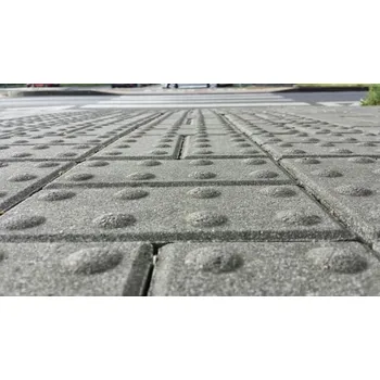 Dlažba zámková CS BETON Cihla šedá slepecká – 200×100×60 mm