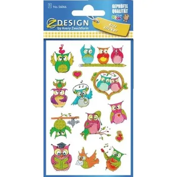 samolepka AVERY Z-DESIGN dětské samolepky sovy DOPRODEJ - 56066