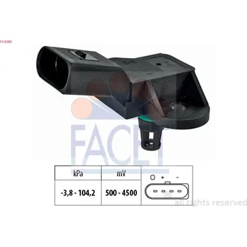 Posilovač brzd Tlakový senzor, posilovač brzd FACET 10.3280