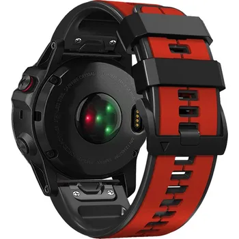 Řemínek na hodinky Řemínek GARMIN FENIX 5 5 PLUS 6 6 PRO 7 7 SOLAR pro Garmin 22mm červený