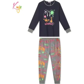 Dětské pažamo KUGO MP5865 černo/šedé vel.140