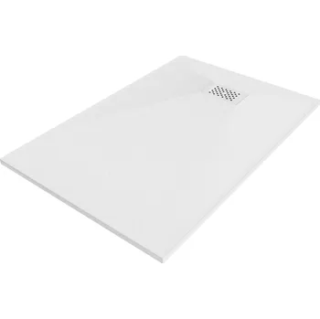 Sprchová vanička MEXEN/S - Hugo sprchová vanička SMC 100x80, bílá, krytka bílá 42108010-W