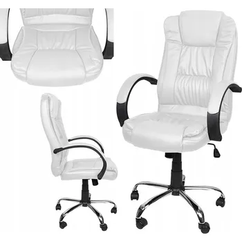 KANCELÁŘSKÉ KŘESLO POHODLNÉ KŘESLO K PSACÍMU STOLU KŮŽE