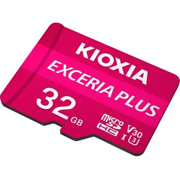 Paměťová karta Kioxia Paměťová karta Exceria Plus (M303), 32GB, microSDHC, LMPL1M032GG2, UHS-I U3 (Class