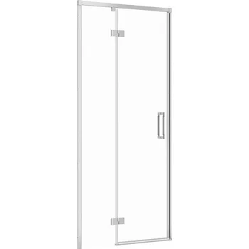 Sprchové dveře CERSANIT - Sprchové dveře LARGA chrom 90X195, levé, čiré sklo S932-120