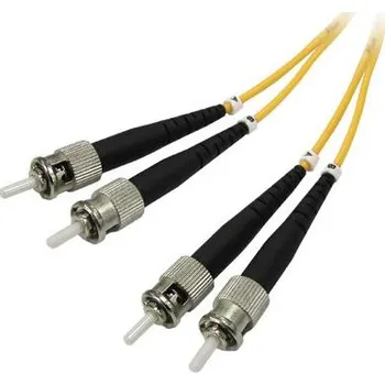 Síťový kabel Optický Patch Cord Single mod (9/125), 2xST - 2xST, 2m, economy