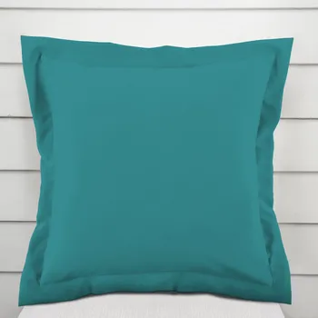 Povlak na polštářek Bavlněný povlak na polštář s lemem Moni MO-052 Pastelově tyrkysový 35 x 45 cm