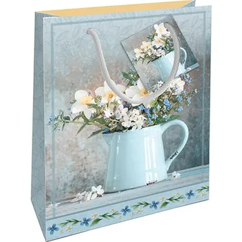 Dárková taška Dárková taška střední Romantický květinový motiv