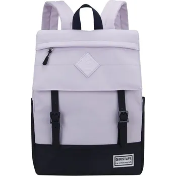 Městský batoh Batoh na notebook 14,1", COL-Buckles, fialový z polyesteru, Bestlife
