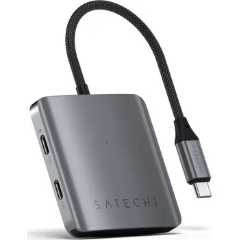 Počítačové příslušenství Satechi čtyřportový USB-C hub s PD vesmírně šedý Vesmírně šedá