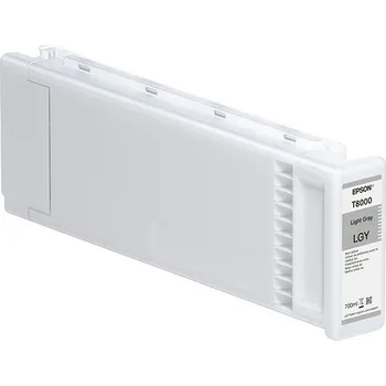 Epson originální ink C13T800000, light gray, 700ml