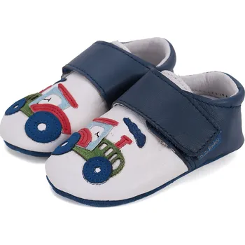 Capáčky Kožené capáčky D.D.step K1596-51916 White L