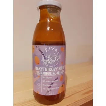Sirup Živa rakytník Živa Rakytníkový sirup s levandulí a jablkem 500 ml