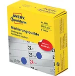Avery Zweckform etikety 19mm, tmavě modré, 250 etiket, značkovací, 3857, pro ruční popis