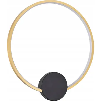 Nástěnné svítidlo Nástěnný reflektor kulatý Reality černá, žlutá