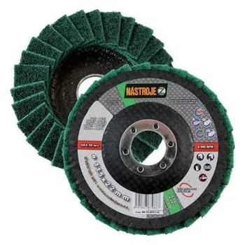 Brusný kotouč NÁSTROJE CZ kotouč leštící fíbrový 125*22,2mm, K150-200 JEMNÝ na ocel, nerez, plast, kámen, dřevo