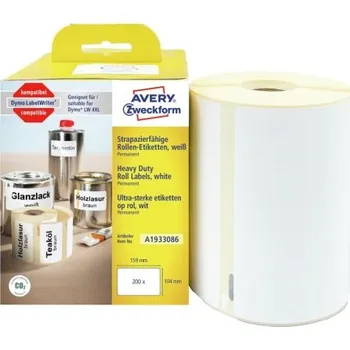 Speciální papír AVERY Etikety na roli, 104x159mm