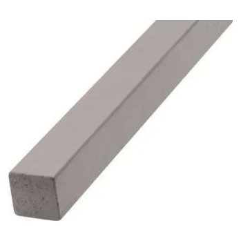 Závitová tyč hlazenka 6*6mm čtvercová 1m Fe+Zn