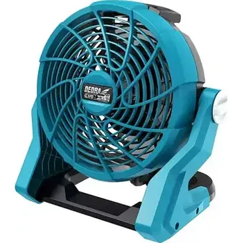 Průmyslový ventilátor DEDRA aku ventilátor 18V, průměr 7"/180mm, tři rychlosti, bez baterie, DED7080