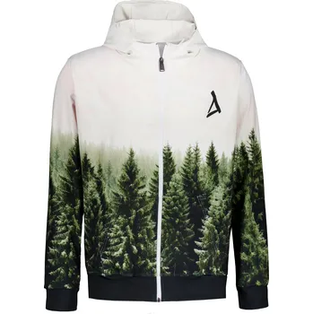 Pánská mikina Pánská mikina na zip premium ALTISPORT VOJ/ALM058MI02 BÍLOZELENÁ S