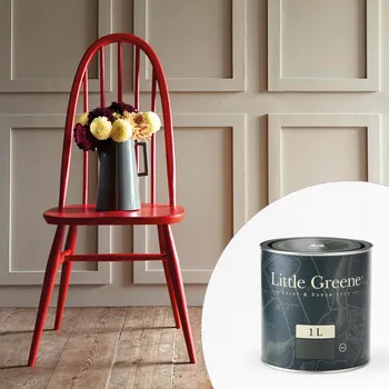 Barva na vlasy Little Greene Barva na nábytek - Vysoký lesk - 1L - Intelligent Gloss Vyberte odstín:: Chocolate Colour (124)