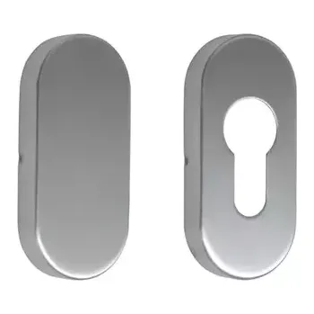 Dveřní kování Rozeta spodní oválná AHW660N PZ (pro vložku) nerez