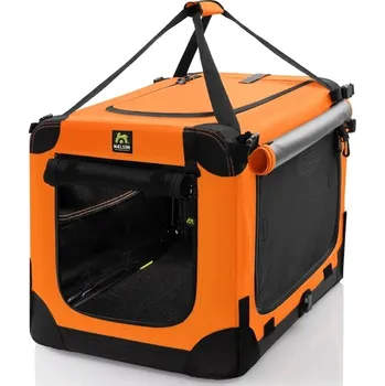 přepravka pro zvíře Maelson skládací přepravka černo/oranžová 72 cm + Doprava zdarma