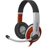 Defender Warhead G-120, herní sluchátka s mikrofonem, ovládání hlasitosti, bílo-červená, 2