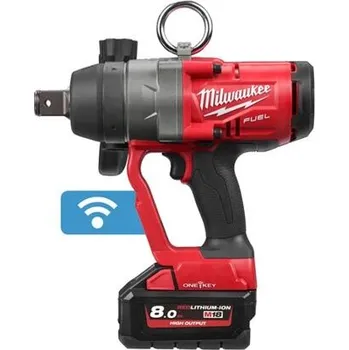 Elektrické nířadí MILWAUKEE M18 ONEFHIWF1-802X rázový utahovák 1", 18V/2*8Ah, 2400Nm