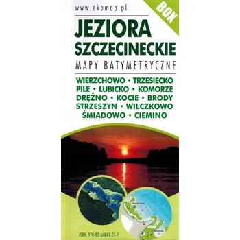 Jeziora Szczecineckie. Zestaw: 5 x mapa batymetryczna. EKO-MAP EKOMAP