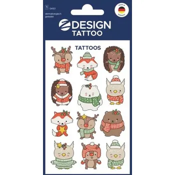Vánoční dekorace AVERY Z-DESIGN Vánoční tetování "Zvířátka"