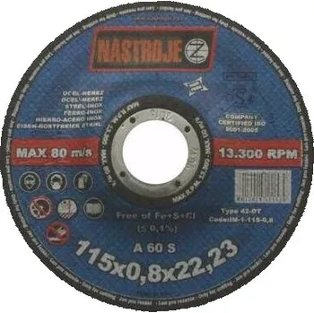 Řezný kotouč NÁSTROJE CZ kotouč řezný 125*0,8mm ocel, nerez IM-1-125-0,8