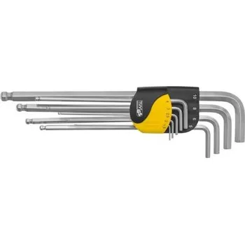 Klíč PROTECO imbus sada 9-dílná s kuličkou prodloužené 42.18-341-901