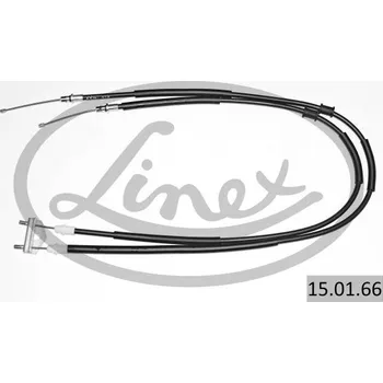 Lanko parkovací brzdy Tažné lanko, parkovací brzda LINEX 15.01.66