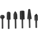 EXTOL Premium rašple rotační do dřeva, sada 6ks, dřík 6mm 8803701