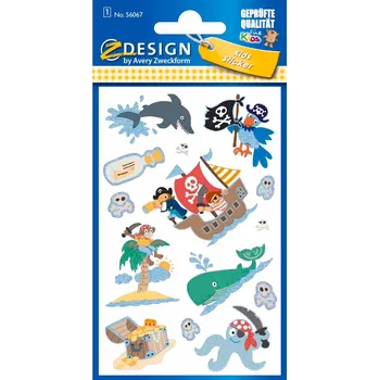 Samolepící dekorace AVERY Z-DESIGN Dětské Nálepka pro děti piráti