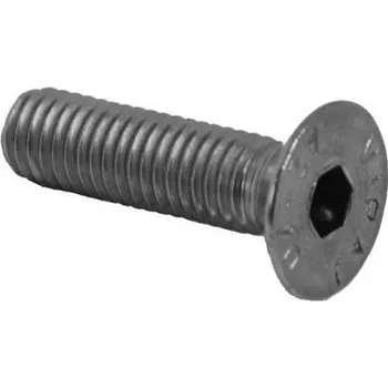 Šroub šroub M6*16mm celozávit, imbusová zápustná hlava 90° A2 nerez DIN 7991