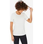 QUECHUA Dámské turistické tričko s krátkým rukávem MH 500 3XL BÉŽOVÁ