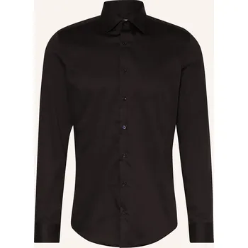 Pánská košile Seidensticker Pánská Košile Slim Fit, černá, 39